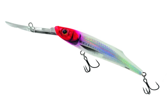 Salmo Freediver Super Deep Runner 7cm 12.2m 8g Holographic Red Head