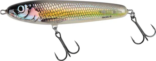 Salmo Sweeper Jerkbait 14cm 50g Silver Chartreuse Shad Sinking