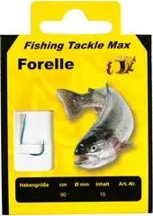 FTM Haken Gebunden Forelle 10pcs 90cm Einzelhaken Dünndrahtig