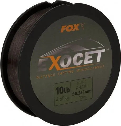 Fox Exocet Mono Line 0.261mm 4.55kg 1000m Trans Khaki