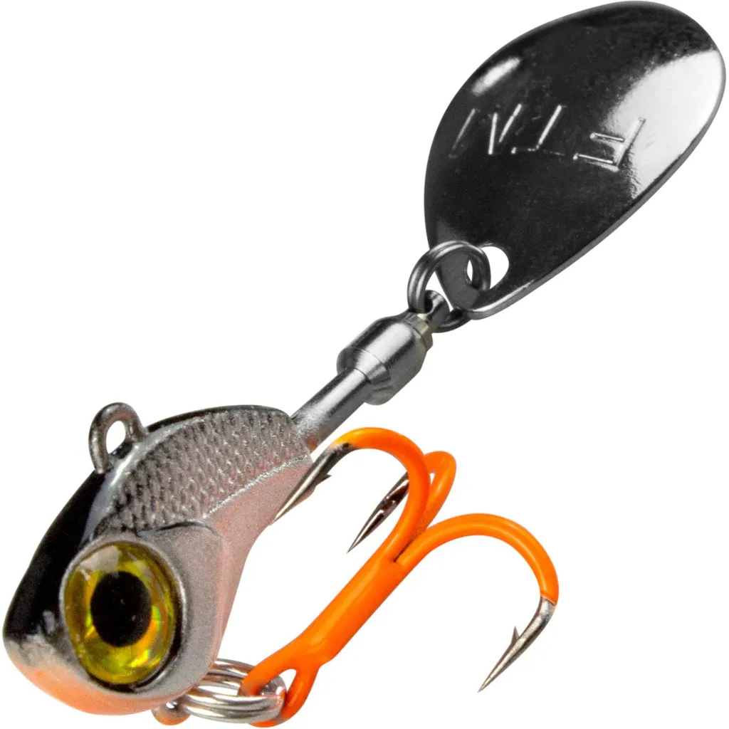 Seika Pro Musashi Big Eye Spin Tail 5g Hot Goby