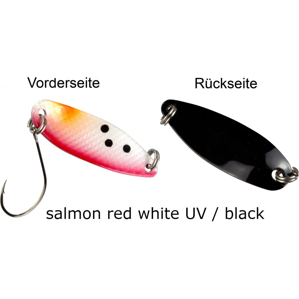 FTM Spoon Hammer 3.8cm 3.2g Salmon Red White UV/Black