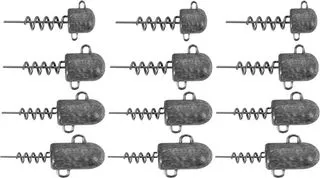 Fox Rage Corkscrew Jig Heads 5–20g 12pcs Bullet