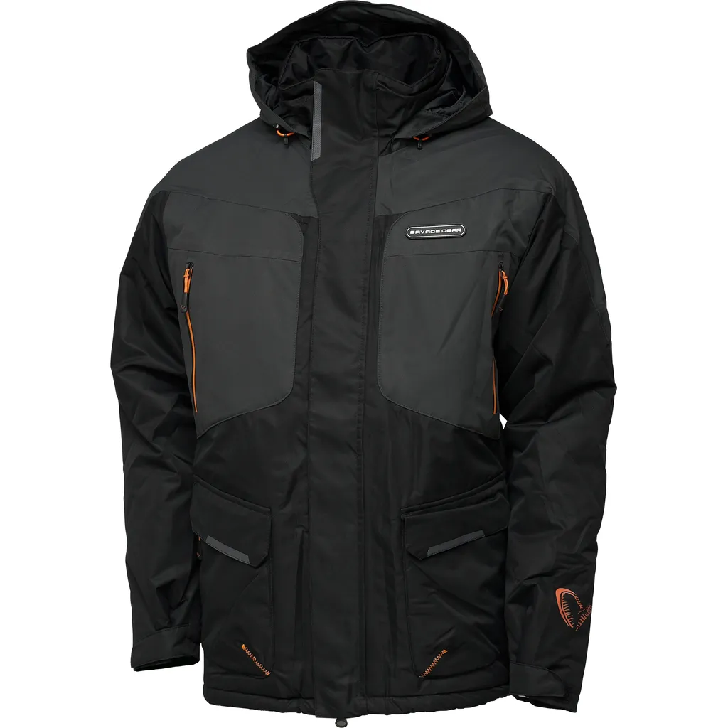 Savage Gear Heatlite Thermo Jacket XXL Black Ink/Grey