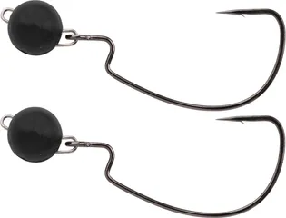 Spro Freestyle Rigged Bottom Jigs #2/0 3g Black