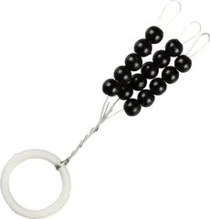 FTM Trout Gummiperlen Spezial Rig-Zubehör 15pcs Black