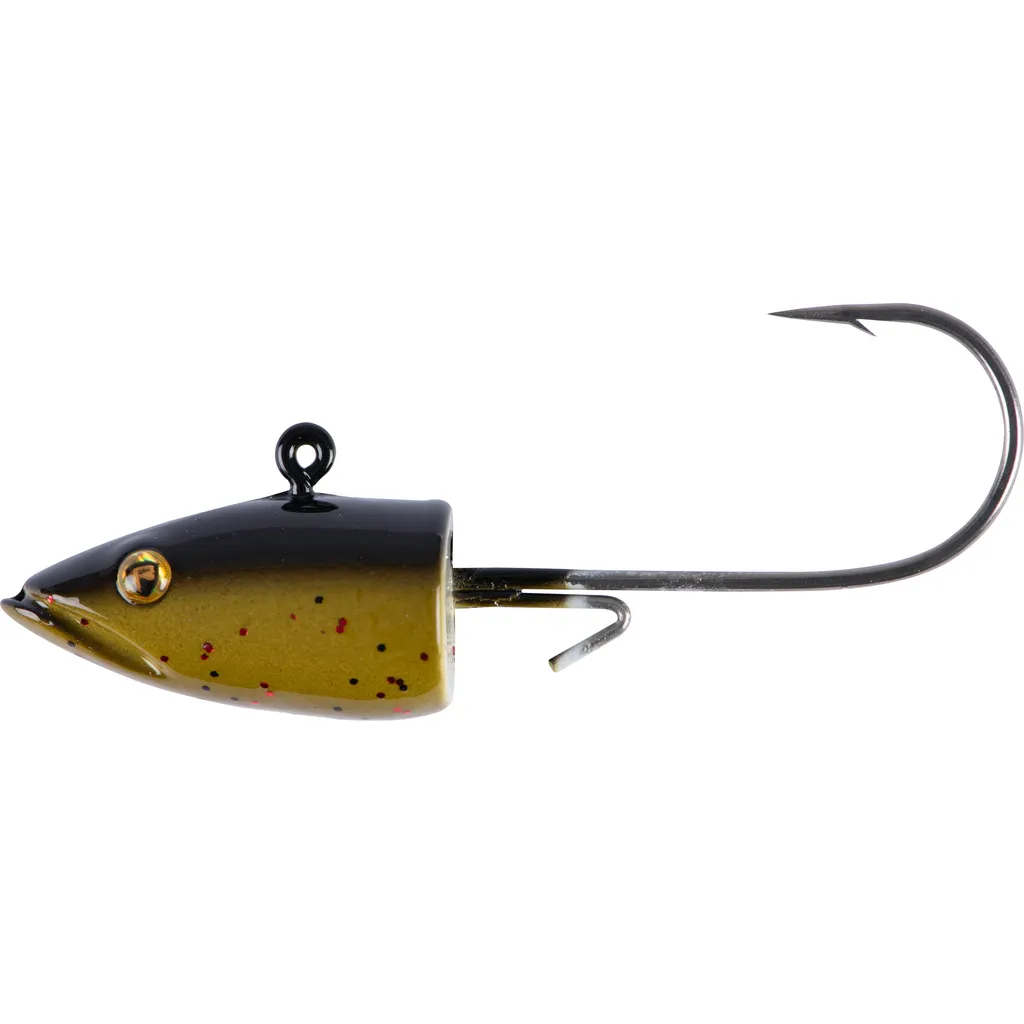 Fox Rage Eel'Heads Jigkopf 14g #2/0 Green Pumpkin