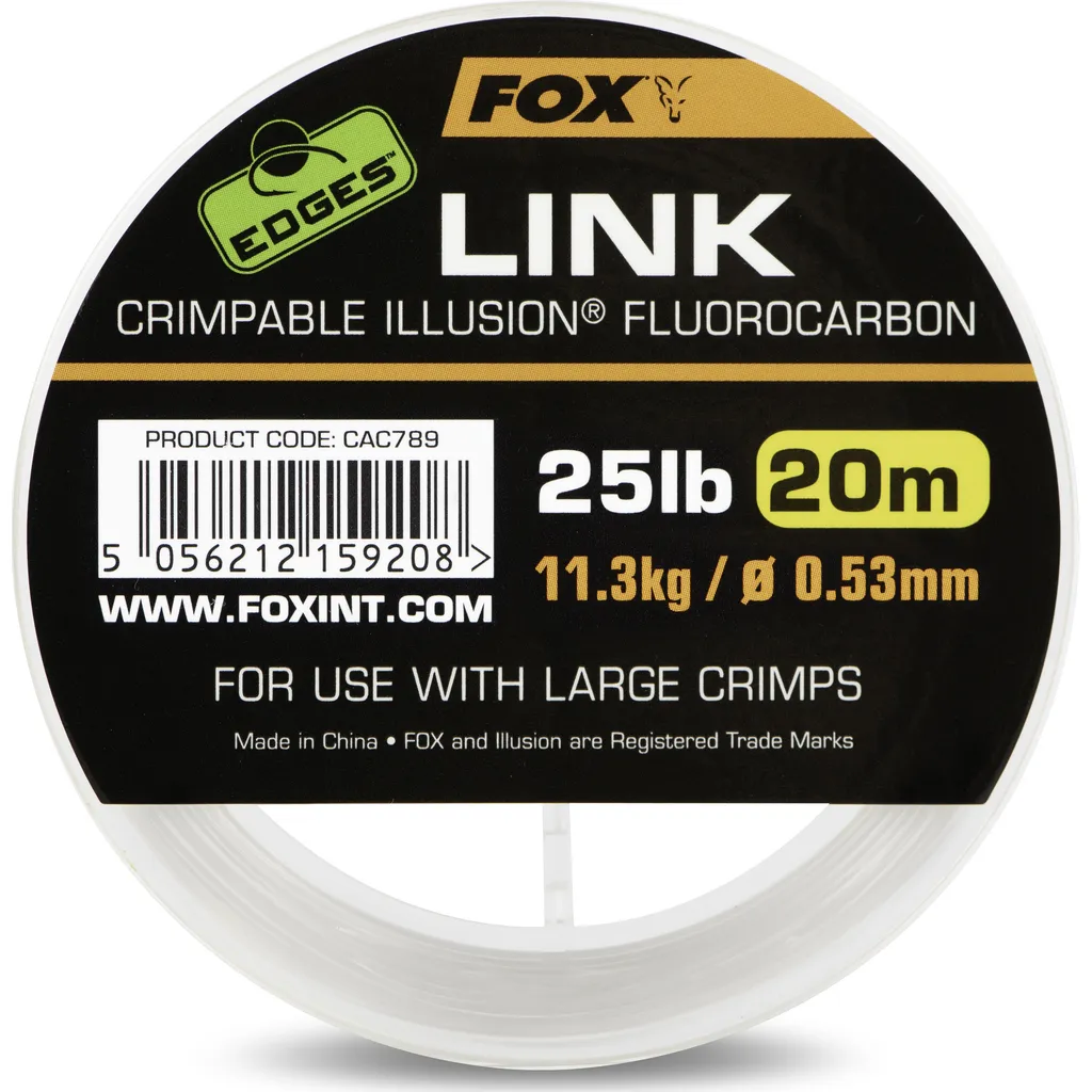 Fox Edges Link Illusion Fluorocarbon 0.53mm 11.34kg 20m