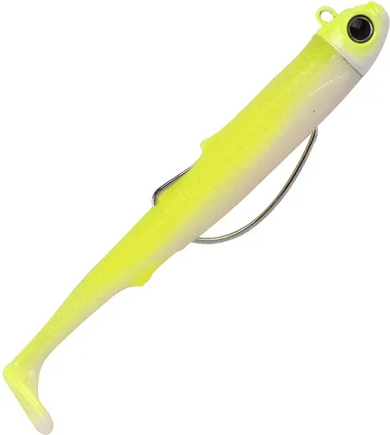 Spro Gutsbait Salt! Gummiköder 10g Chartreuse Minnow