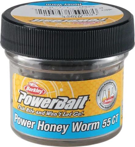 Berkley PowerBait Power Honey Worm 2.5cm 60g Black