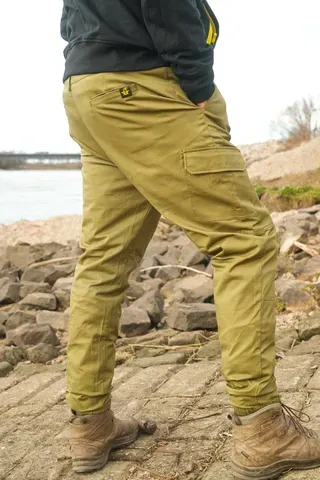 Black Cat Cargo Trousers S Green
