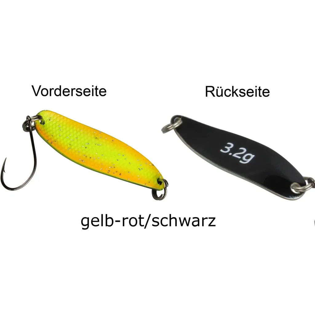 FTM Spoon Hammer 3.8cm 3.2g Gelb-Rot/Schwarz