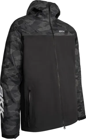 BKK Regenjacke Black/Camo XL