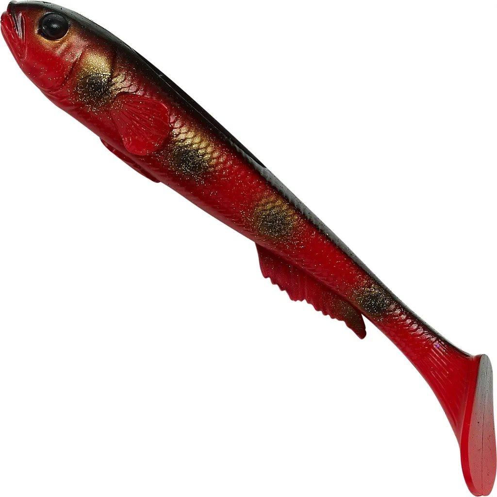 Savage Gear 3D Goby Shad Gummifisch 23cm 96g Red Bullhead UV