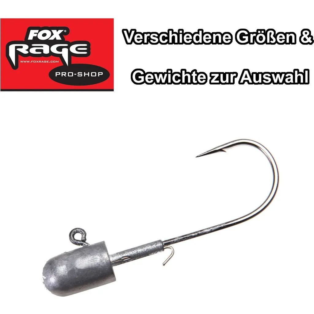 Fox Rage Pro Shad Lead Heads 25g #8/0