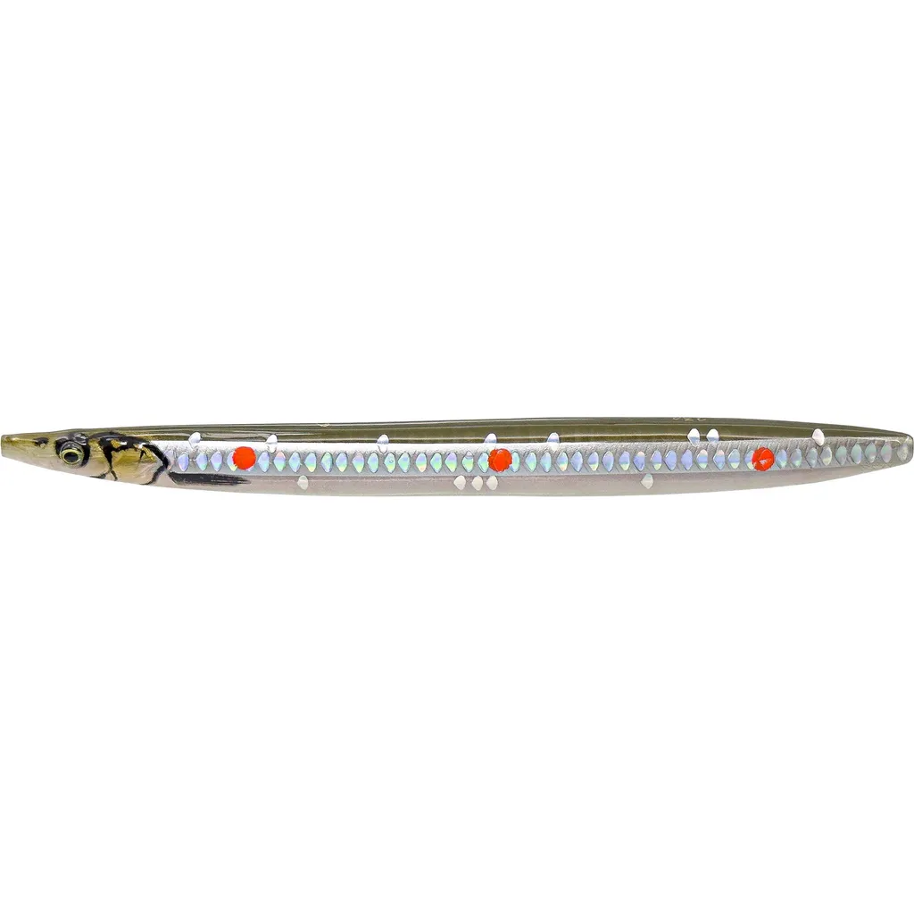 Savage Gear 3D Line Thru Sandeel Meerforellenköder 13.5cm 23g LS Sandeel Ghost