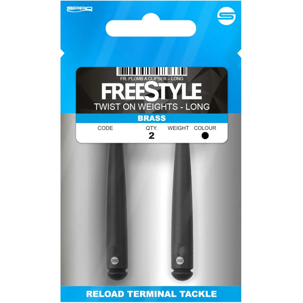 Spro Freestyle Twist On Weights Long Brass 10g