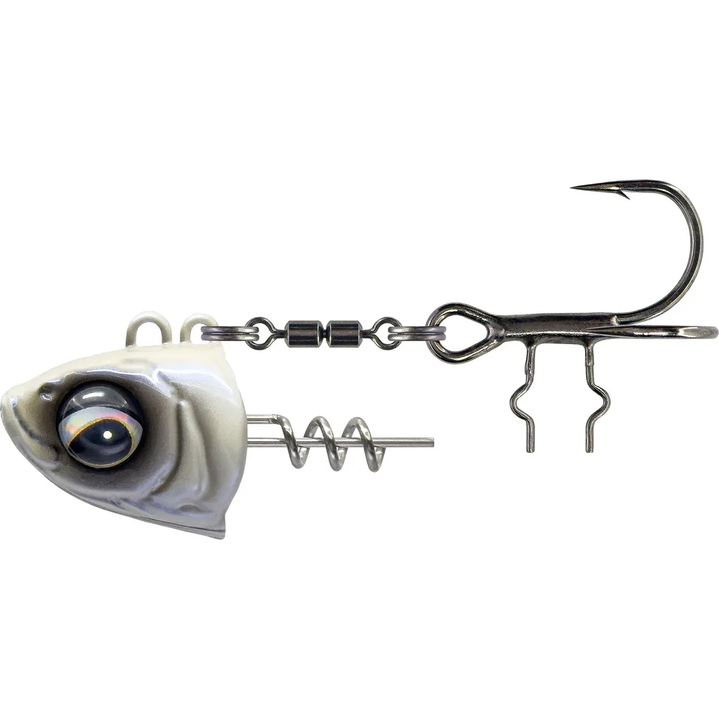 Savage Gear Monster Vertical Heads #1/0 80g Pearl White