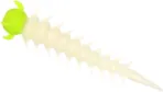 Westin Greedy Worm 5.5cm 8pc Floating White/Chartreuse