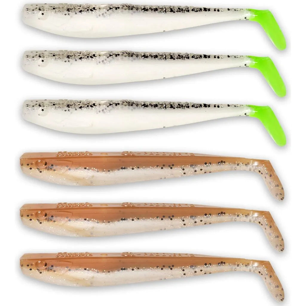 Quantum Q-Paddler Power Packs Gummifische 8cm 6Stk. Salt Pepper UV-tail Sand Goby