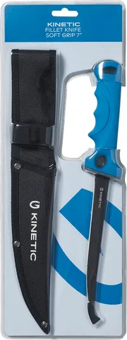 Kinetic Filetiermesser Soft Grip 17cm Blau/Schwarz