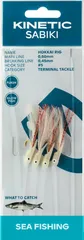 Kinetic Sabiki Hokkai Ready-made Rigs 130cm 0.45kg #5 Copper Flash
