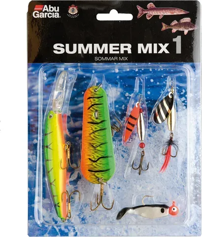 Abu Garcia Summer Mix 1 Crankbaits Assorted Assorted Freshwater Pre-rigged