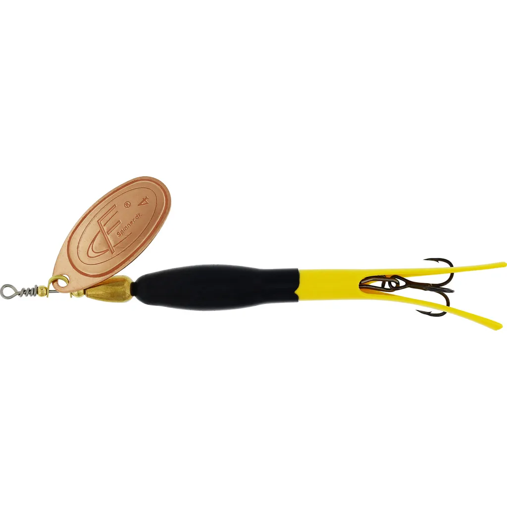 Westin FC Downstream Spinner #5 35g Black / Flouro Yellow Copper Blade