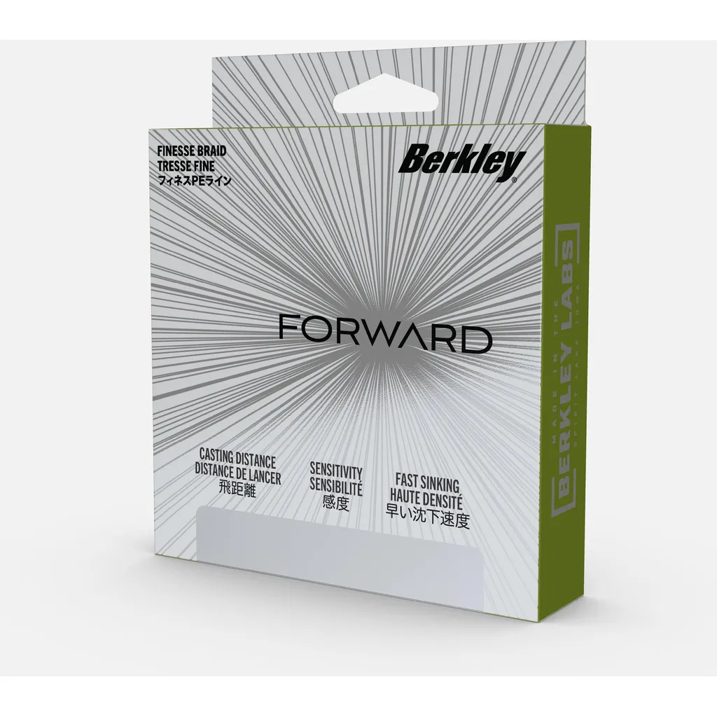 Berkley Forward geflochtene Schnur 0.08mm 3.9kg Low-Vis Green