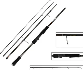 Savage Gear Hitch Hiker Spinning Rod 2.13m 30–70g 4pc