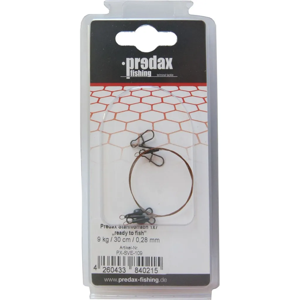 Predax Stahlvorfächer 0.28mm 30cm 9kg