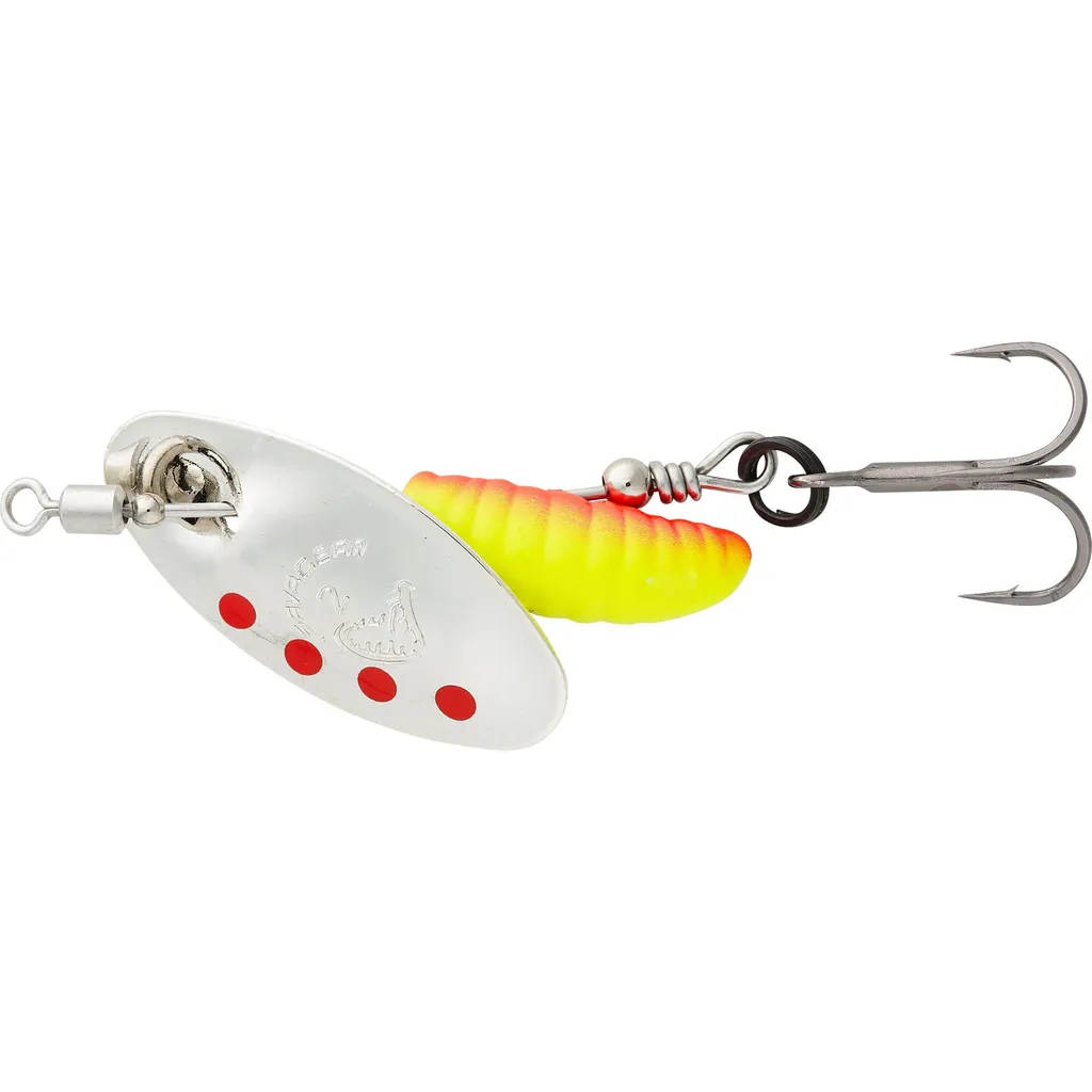 Savage Gear Grub Spinners Spinner 1 3.8g Silver Red Yellow