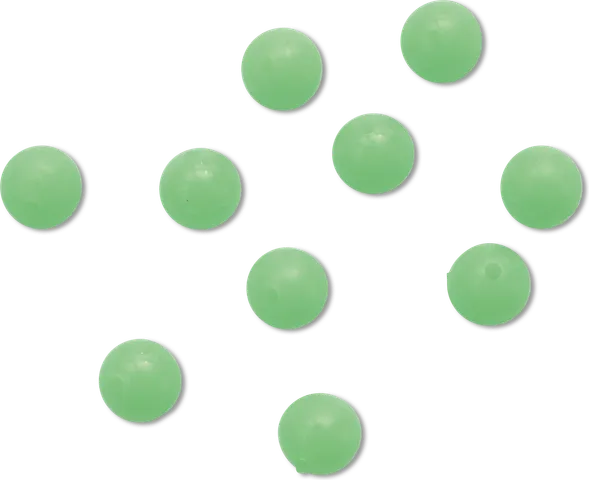 Black Cat Soft Bead L Rig Accessories 8mm 10pcs Soft Rubber