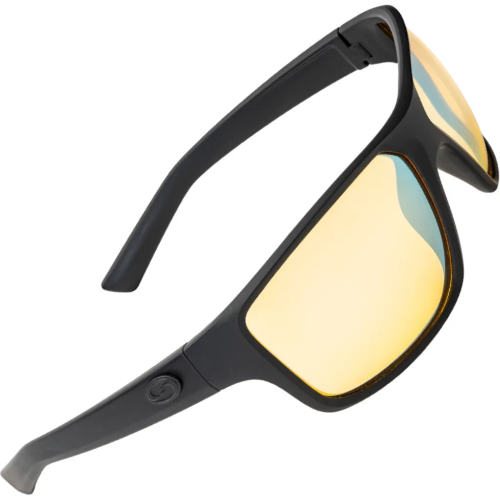 Strike King S11 Optics Sunglasses Yellow/Silver Matt Black