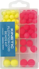 Kinetic Flotations-Dorsch-Perlen-Set 261 Ø10-16mm 72pc