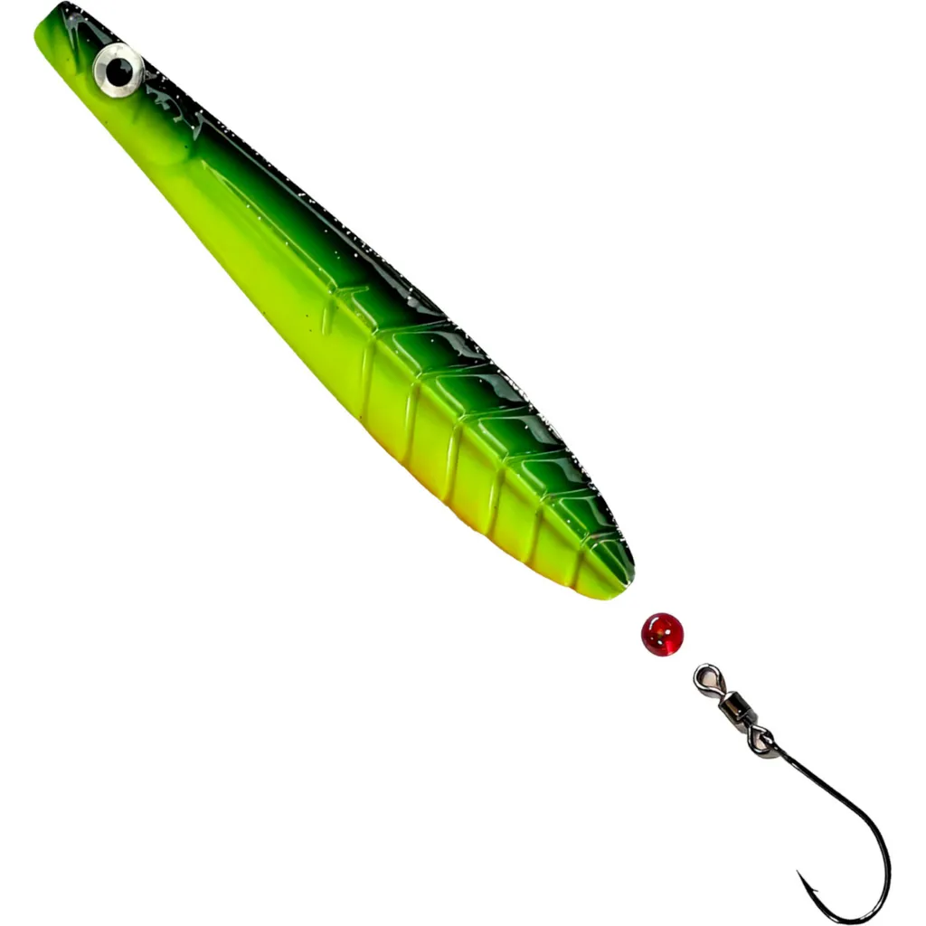 Troutwerk ParaLAXX Meerforellenblinker 10g Grün Gelb Rot