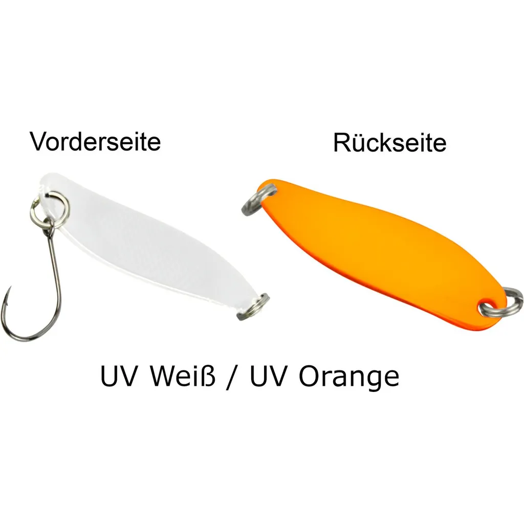 FTM Spoon Hammer 3.3cm 2.4g UV Weiß/UV Orange