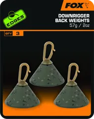 Fox Edges Downrigger Back Weights Sinkers 57g 3pcs