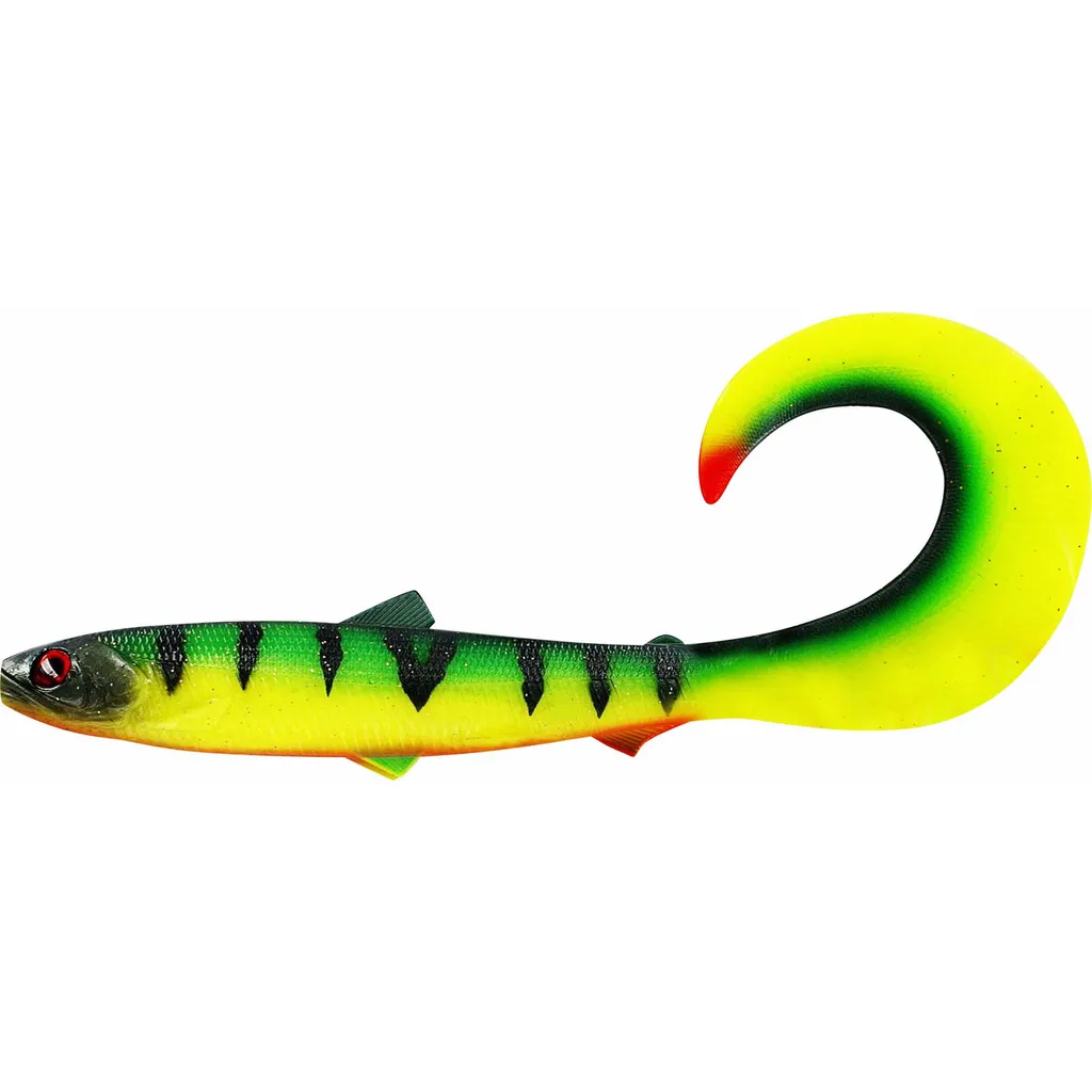 Westin BullTeez Curltail Gummiköder 21cm 49g Tiger Perch
