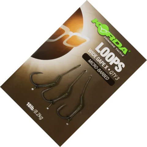 Korda Loop Rigs DF Wide Gape X #4 8.2kg