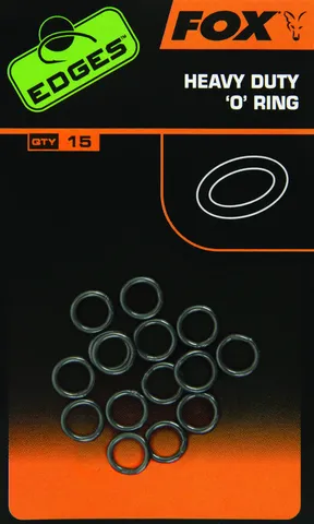 Fox Edges Heavy Duty O Ring 15pcs Matt Black