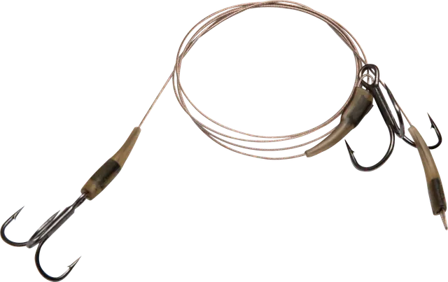 Zebco DB Series Bottom Rig Leader 14kg 4+2 Camo Steel