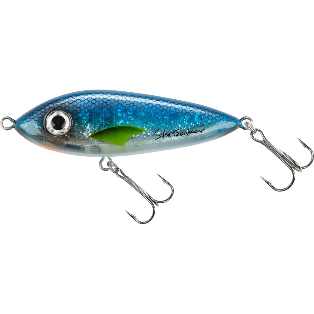 Abu Garcia Svartzonker McSnack Jerkbait 9cm 22g Glitter Blue Silver