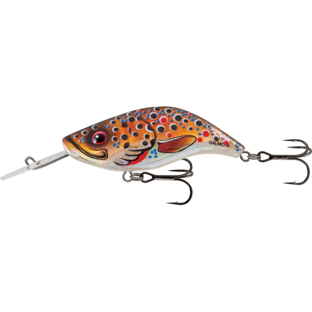 Salmo Sparky Shad Wobbler 4cm 3.5g Brown Holographic Trout