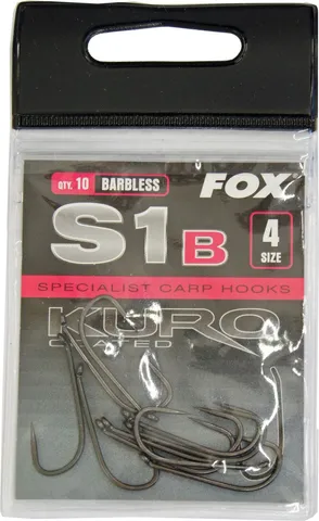 Fox Kuro S1 Series barbless Hook #4