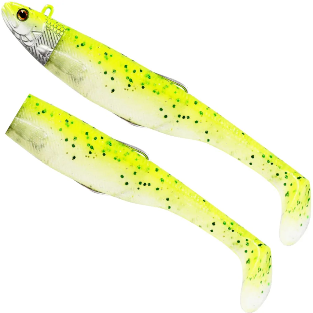 Westin Magic Minnow Jig Meeresangelköder 12cm 22g Sparkling Chartreuse
