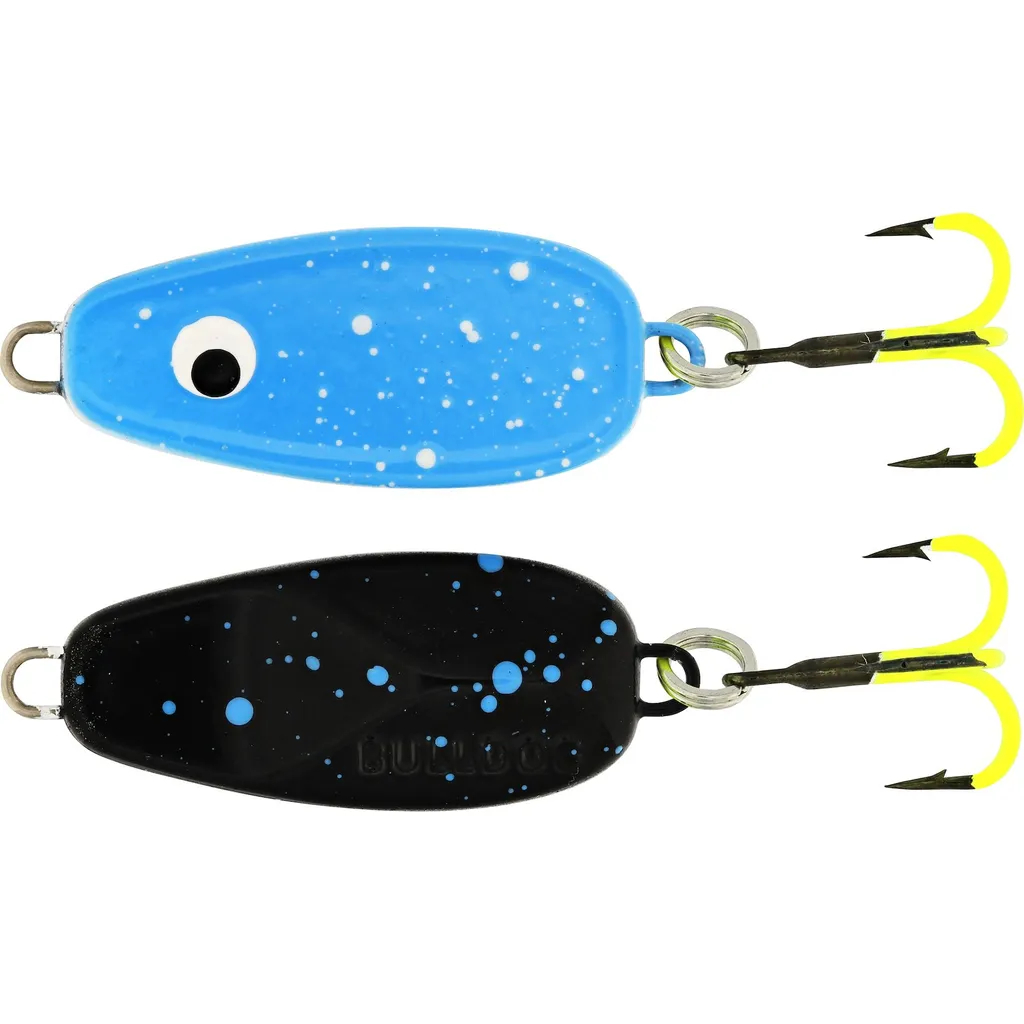 Westin Bulldog Blinker 3.9cm 7g Schwarz / Blau Splat (Ultimate)