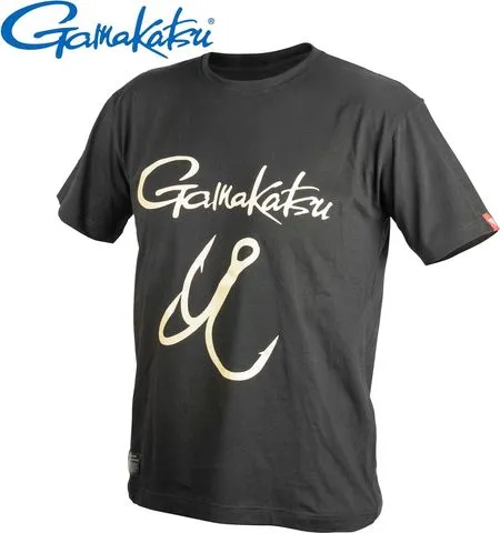 Gamakatsu Treble Hook LG T-Shirt 100% Cotton M Short Sleeve Summer