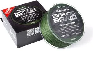 Sonik Subsonik Sinking Braid Braided Line 0.2mm 18.1kg 600m Olive Green