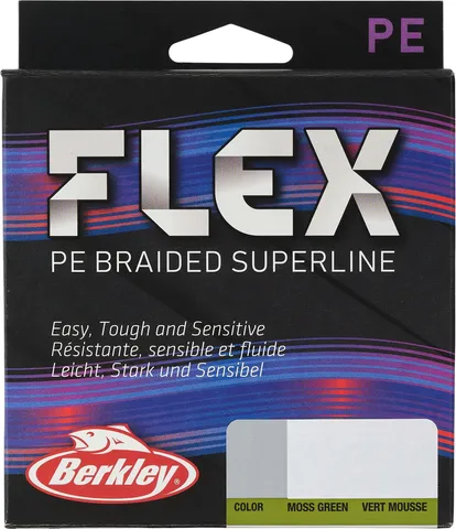 Berkley Flex Braid Braided Line 135m 0.22mm 9kg Moss Green